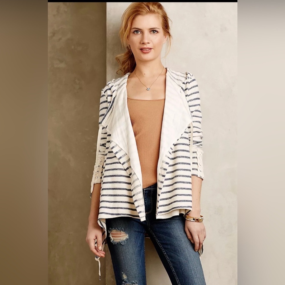 Anthropologie Saturday Sunday striped jacket/cardigan S